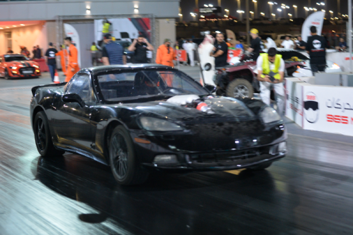 The start of the second round of the Roll Race race